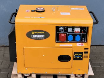 Генератор дизельный 6-8кВт трьохфазный Электростанция Hüttenber H8500D
