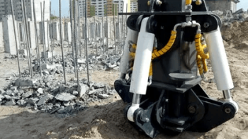 Срубка (срезка, скусываем) свай любого сечения. Быстро, дёшево!