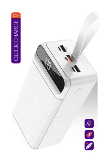 Внешний аккумулятор повербанк power bank 60000 mAh