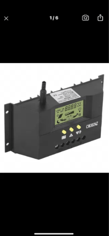 Контроллер заряду сонячних батарей 12/24V 30A PWM