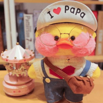 Каченя Lalafanfan Уточка лалафан. Утка Лалафанфан. Мягкая игрушка киси