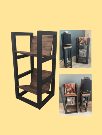 Подставка для пластинок, Тумба под аппаратуру и винил