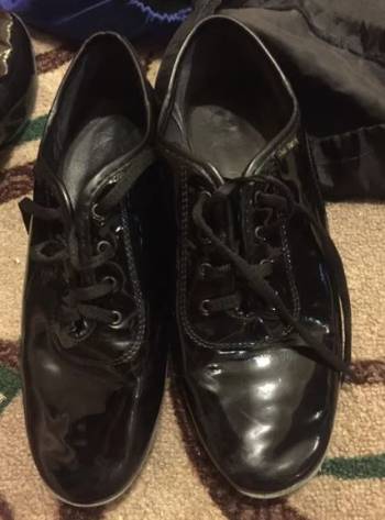 Туфлі лакові для бальних танців