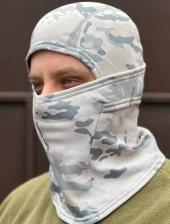 Тепла зимова балаклава на флісі