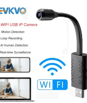 Wifi Мини камера USB с гибкой ножкой Jianshu U21 2 Мп Full HD 1080P