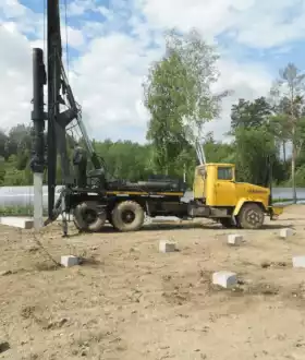 Забивка свай, давим. Испытания. Сваи. (Забити палі, забить сваи)