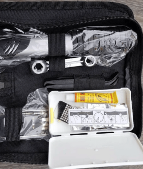 Велонабор, набор инструментов велоаптечка с креплением на раму