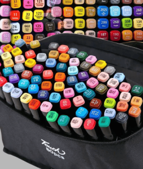 Супер цена 80шт Набор маркеров Touch тач для скетчинга