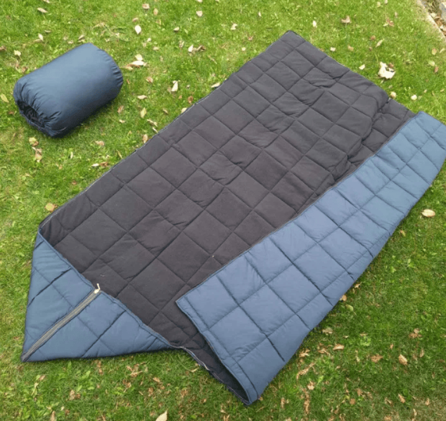 -18 градусів Зимовий флісовий водонепронекний спальний мішок-ковдра