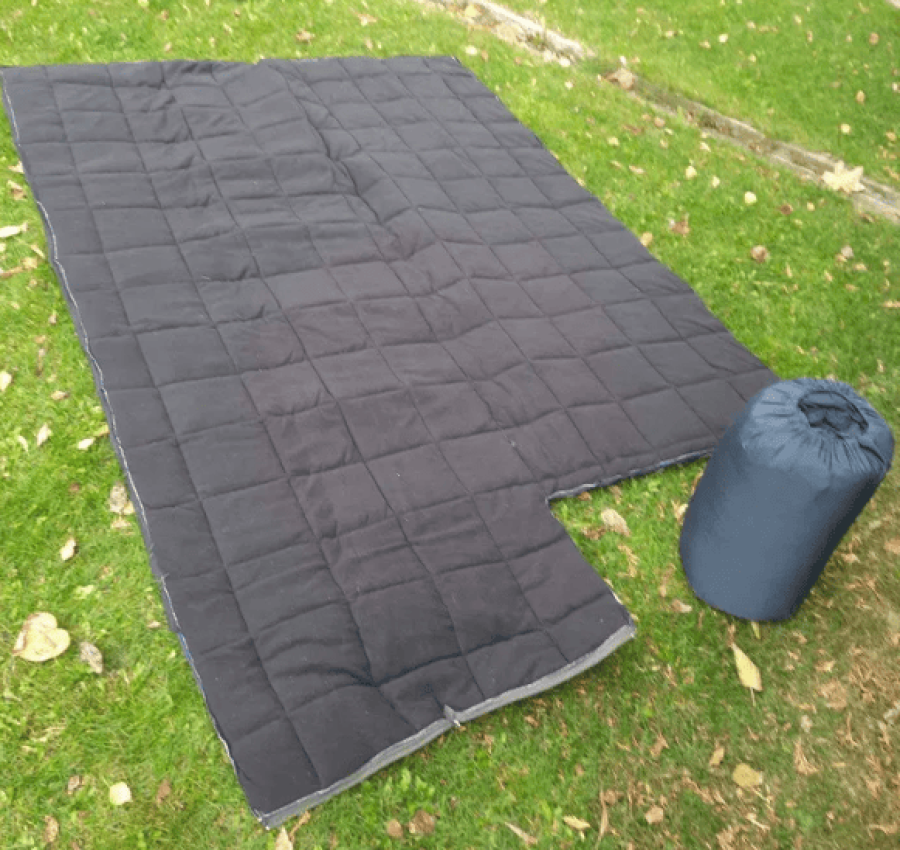 -18 градусів Зимовий флісовий водонепронекний спальний мішок-ковдра