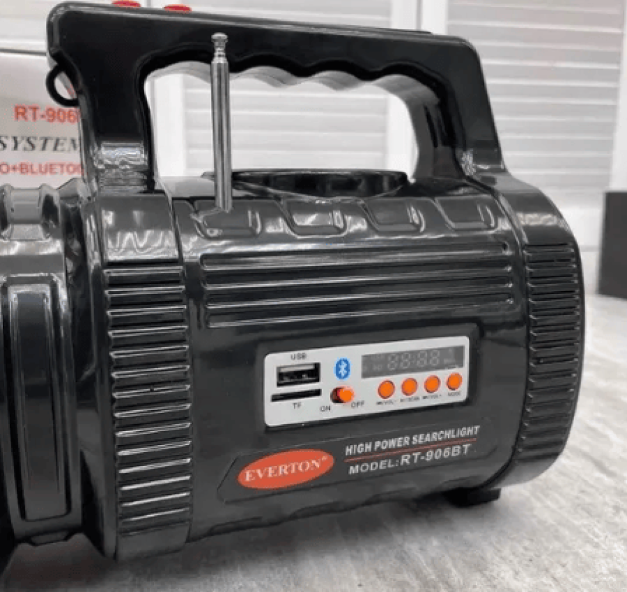 Фонарик MP3 Радио Солнечная Батарея Панель Колонка с фонариками