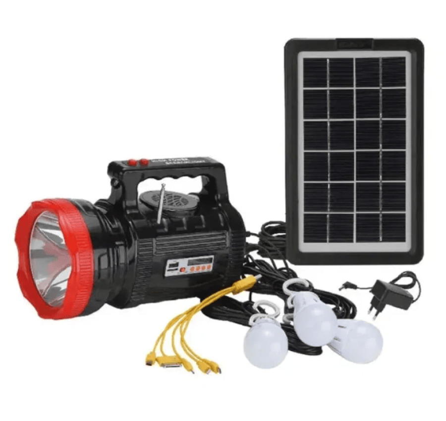 Фонарик MP3 Радио Солнечная Батарея Панель Колонка с фонариками