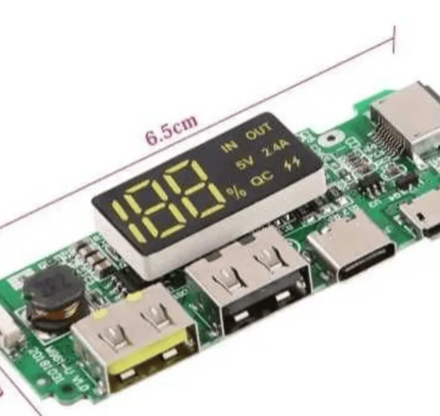 Плата повербанка модуль 2.4 а контролер швидка зарядка 3