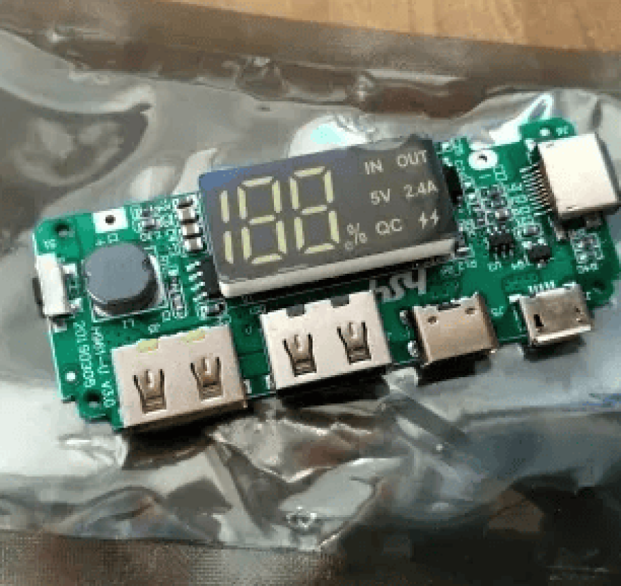Плата повербанка модуль 2.4 а контролер швидка зарядка 6