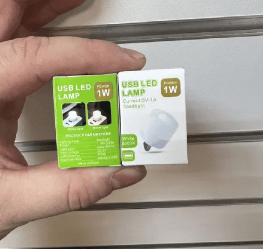 Led usb фонарик лампочка для павербанка powerbank