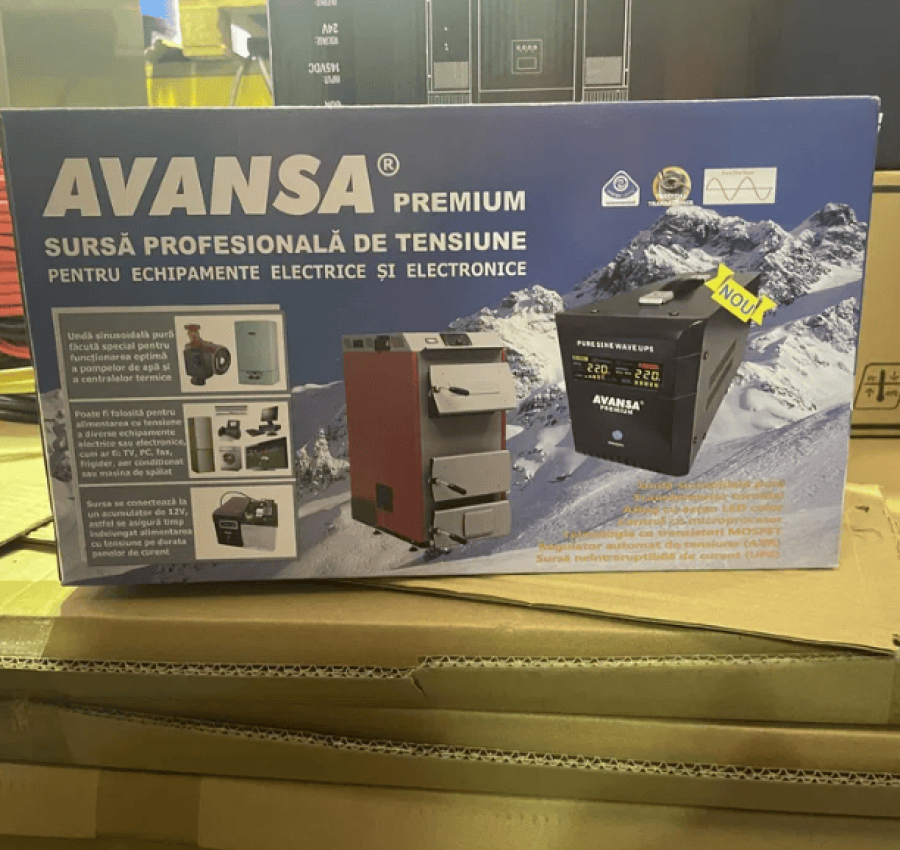 Источник бесперебойного питания UPS 500W-800VA чистый синус