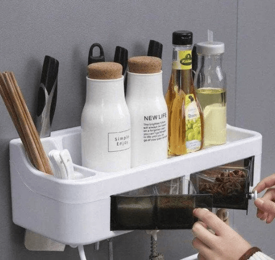 Кухонна поличка настінна 3