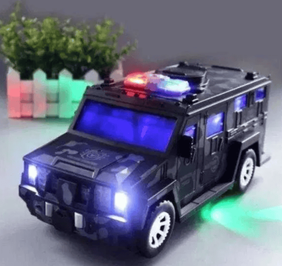 Копилка Сейф детский Машина полиции Hummer Piggy bank хаммер