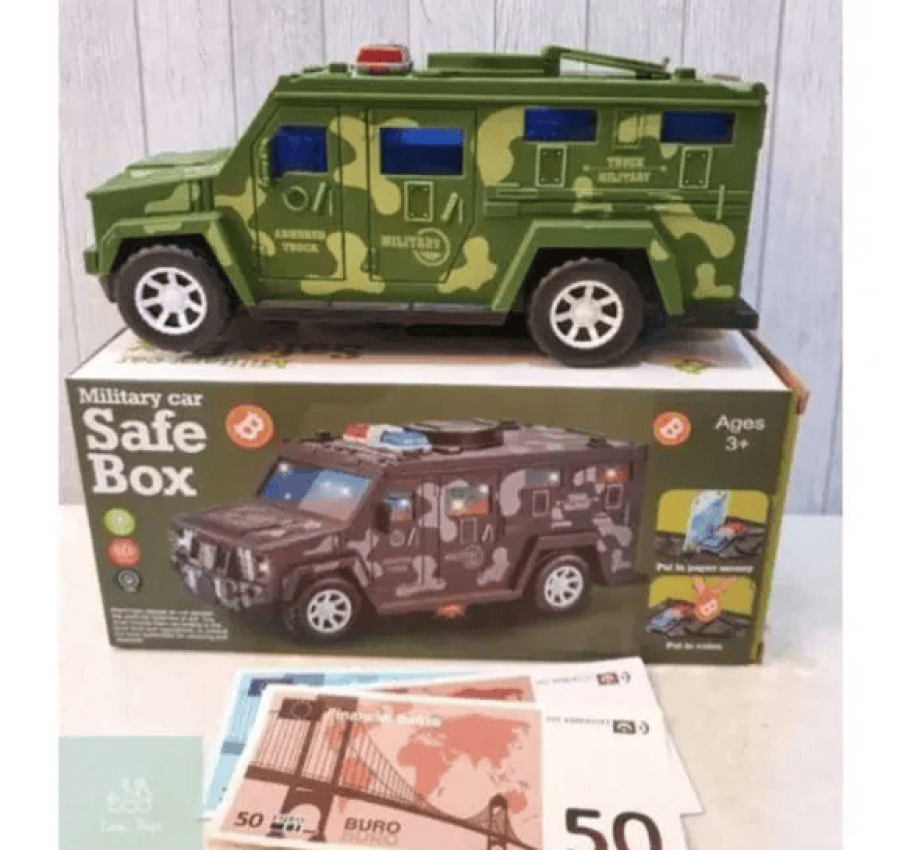Копилка Сейф детский Машина полиции Hummer Piggy bank хаммер 2