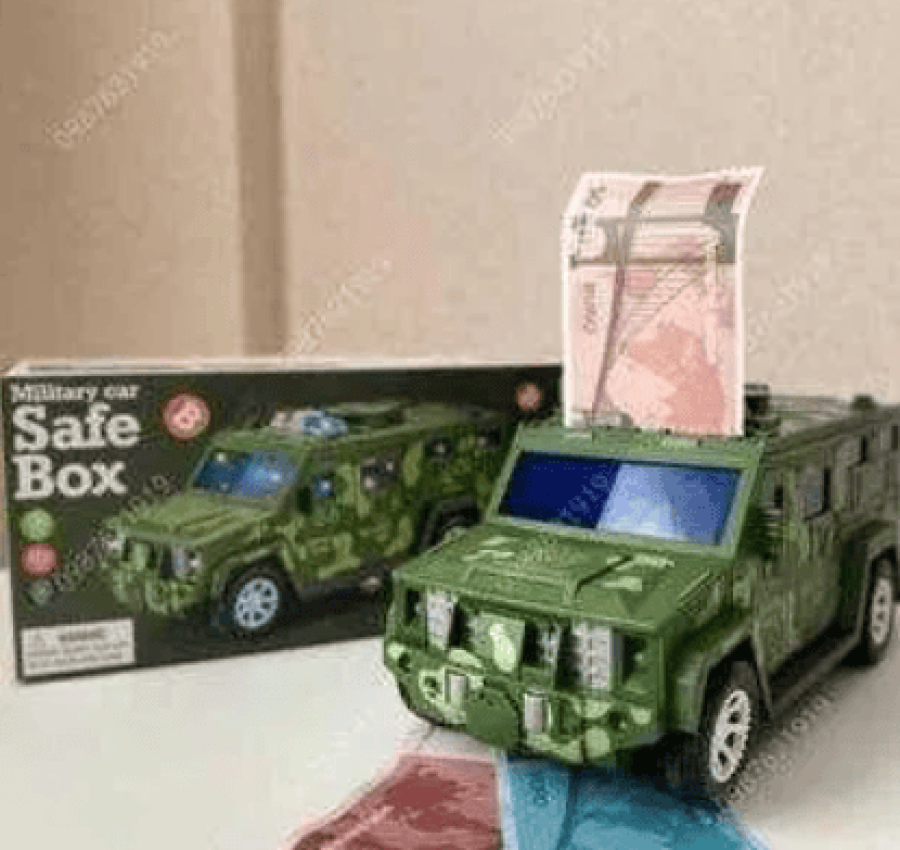 Копилка Сейф детский Машина полиции Hummer Piggy bank хаммер 3