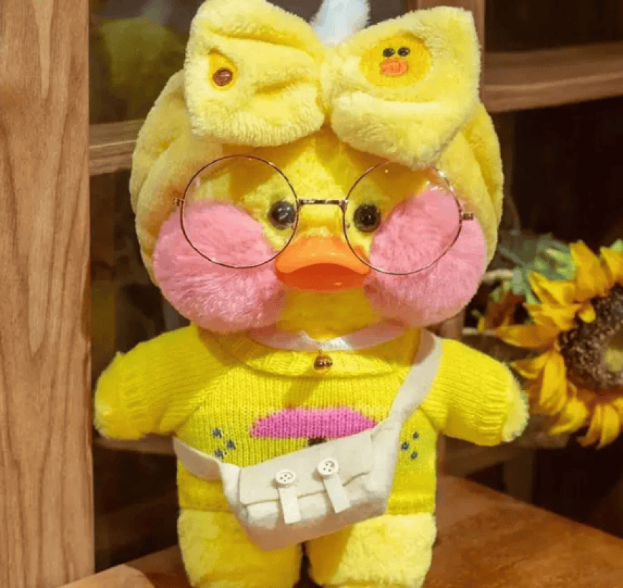 Каченя Lalafanfan Уточка лалафан. Утка Лалафанфан. Мягкая игрушка киси