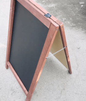 Мимоход штендер спотыкач меловый деревянный