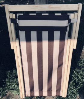 Шезлонг деревянный раскладной кресло лежак