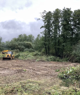 Розчищення ділянок.Зрізання дерев.Покіс трави.