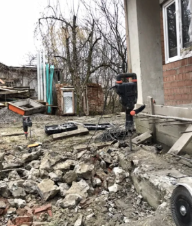 Демонтаж.Вивіз сміття.Демонтаж бетону,стяжки,цегли,будинків.