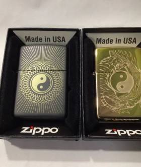 Оригінальна американська запальничка Zippo Інь-Янь гарний подарунок