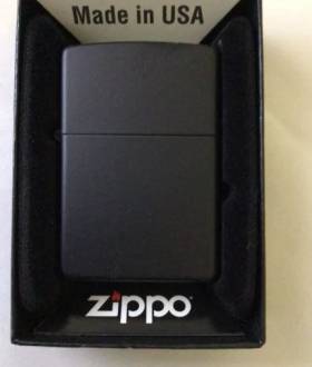 Zippo оригінальні запальнички США матові чорного і сірого кольорів