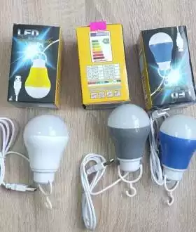 Яркие Led лампы 12 V на 5,9,15 W от аккумулятора, лампы 5 V на 7 W