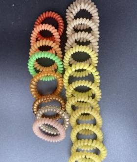 Резинка пружинка спиралька для волос