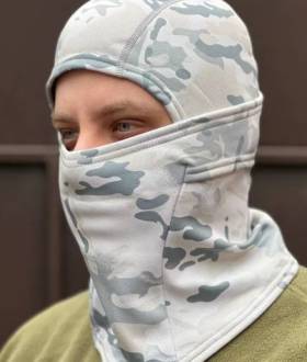 Тепла зимова балаклава на флісі