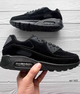 Кроссовки мужские весна / 44 / Кросівки чоловічі / Air Max 90 Black