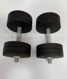 Гантели разборные металические 8 до 70КГ 1/2шт с порошковой покраской