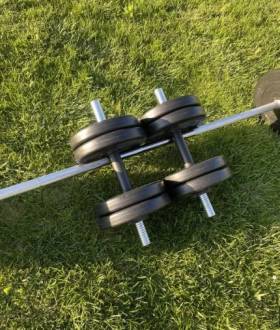 Розбірні гантелі 1 / 2 шт 6КГ 8КГ 10КГ 15КГ 20КГ 25КГ набірні гантелі