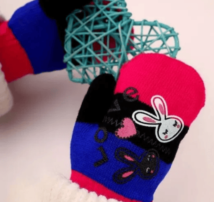 Варежки для девочки, 3-5 лет 5