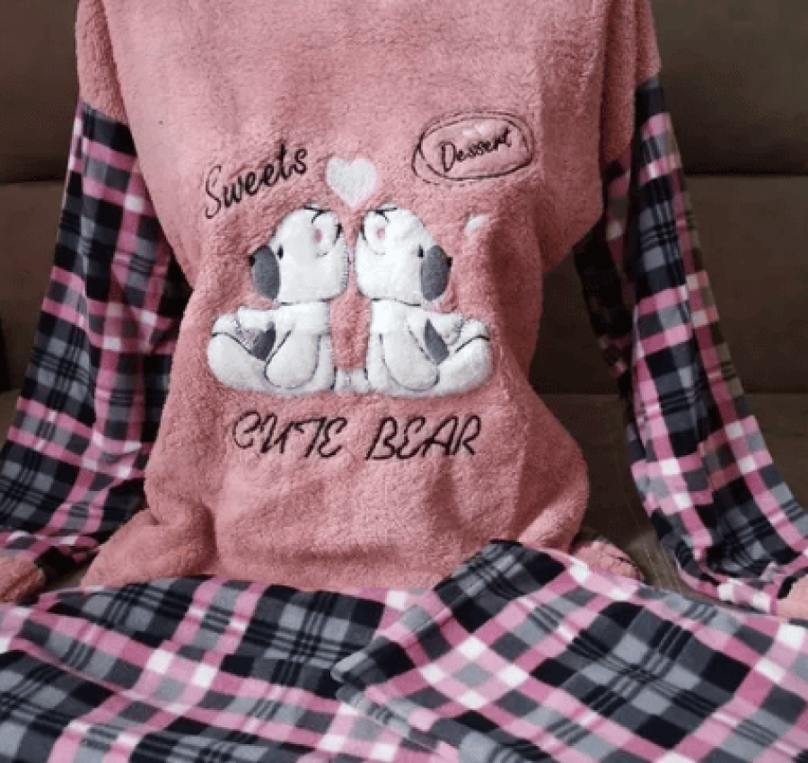 Тепла піжама нова)