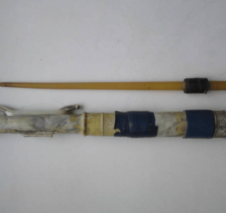 Удочка зимняя ссср складная раскладная двухсекционная 4