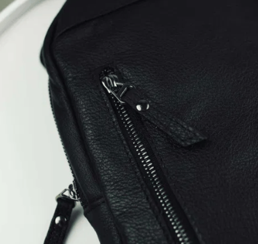 Акция! Сумка мужская кожаная слинг через плечо L003 + Ключница 5