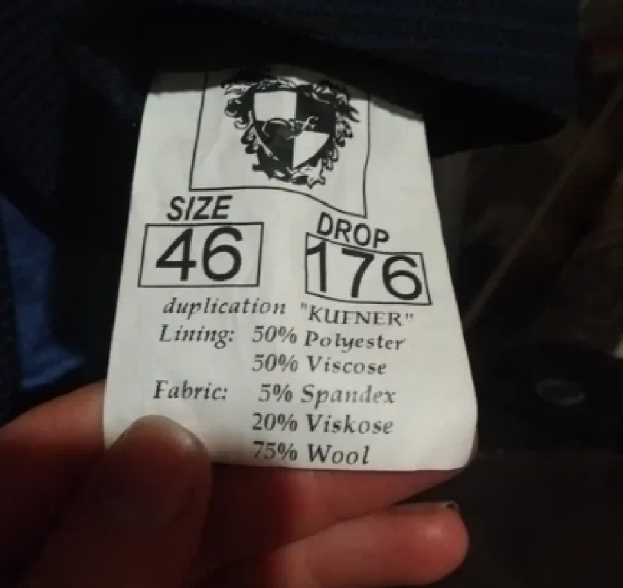 Стильный пиджак размер 46 (на рост 170-180см) 7