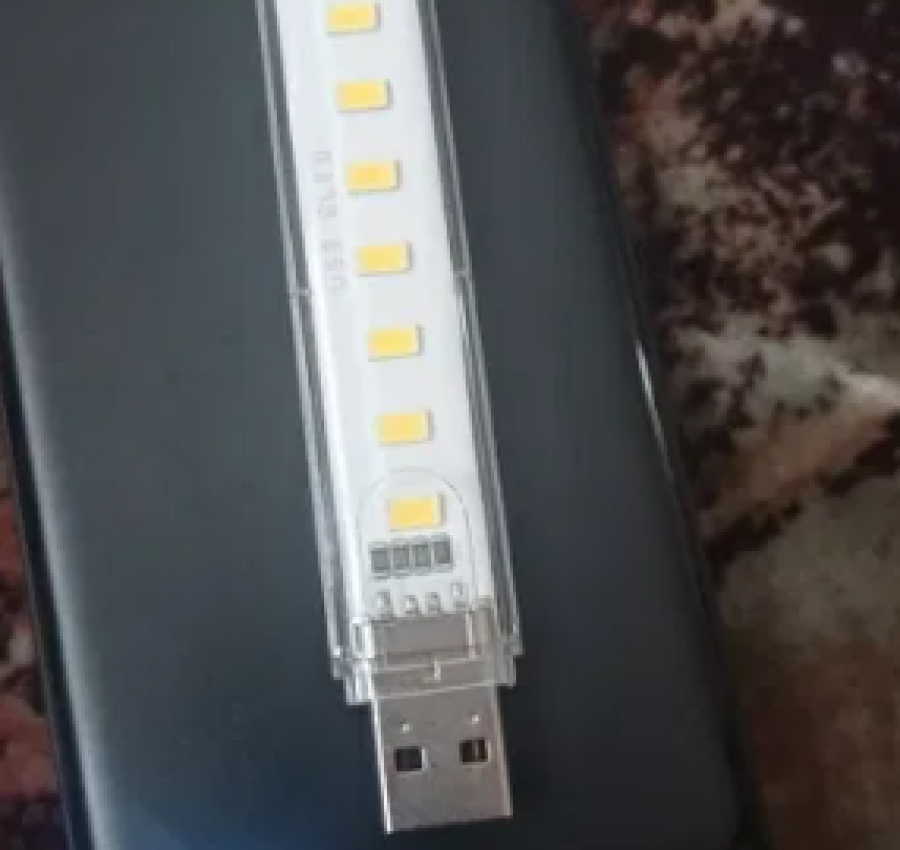 USBЮсб фонарь, ліхтар, лампа на 8 діодів (1W)