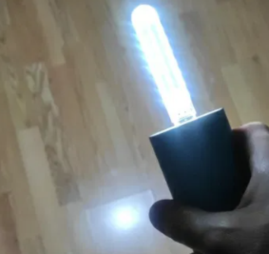 USBЮсб фонарь, ліхтар, лампа на 8 діодів (1W) 4