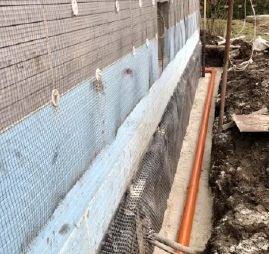 Гідроізоляція фундаменту.Дренаж.Утеплення фундаменту