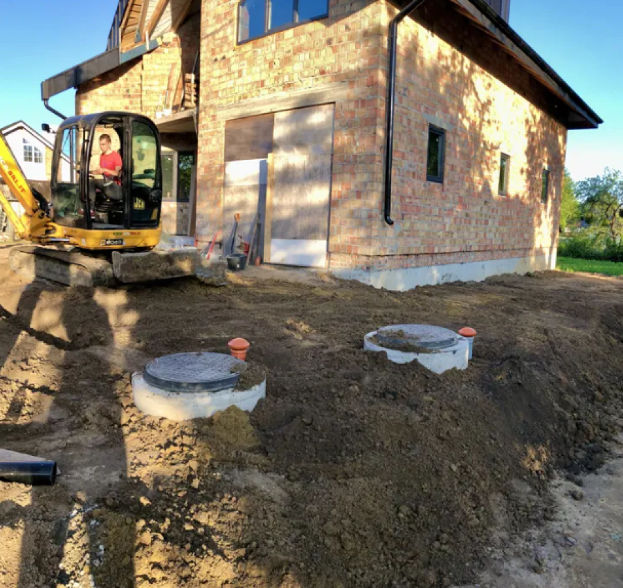 Каналізація під ключ. Септики, бетонні кільця. Дренаж 4