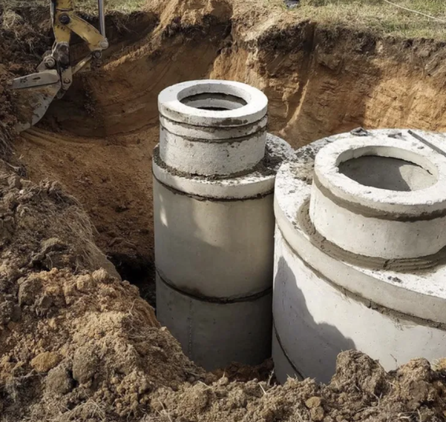 Каналізація під ключ. Септики, бетонні кільця. Дренаж 7