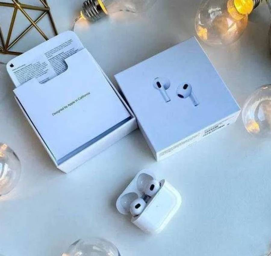 Lux Наушники Apple AirPods 3 gen White+ чехол у подарок 6