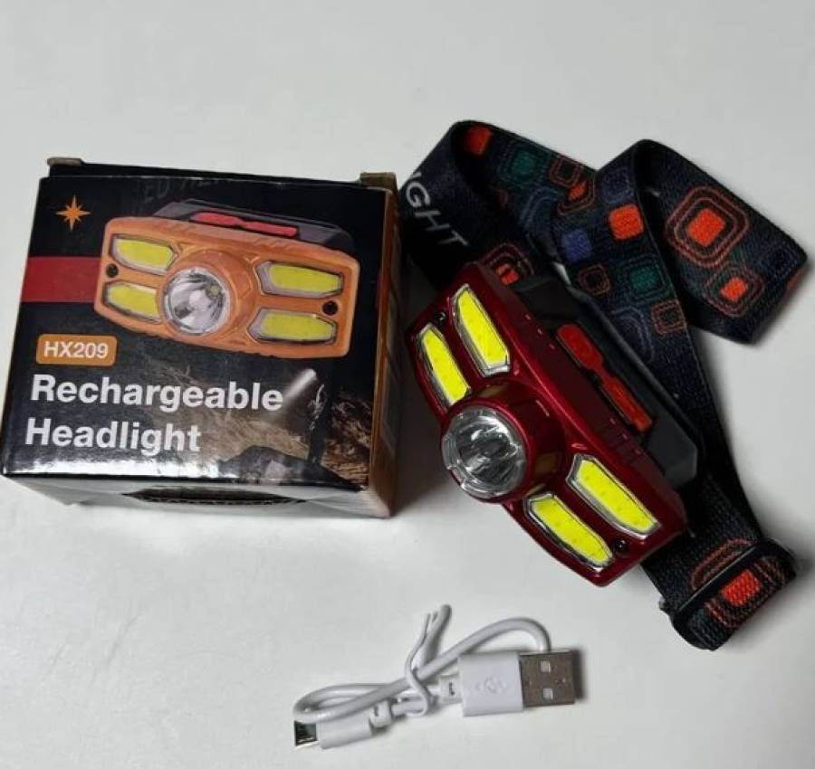 Ліхтарик налобний на батарейках 4