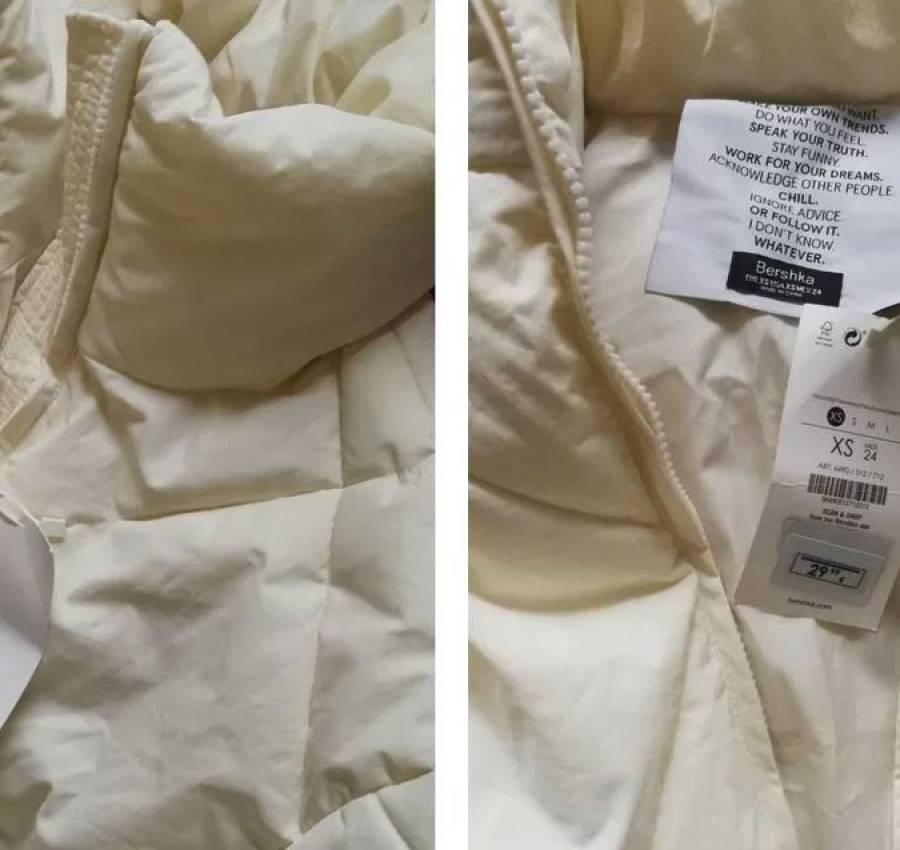 Bershka куртка оверсайз стьобана пуффер 8